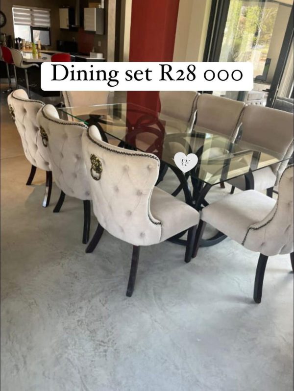 Glass Dining Table Set