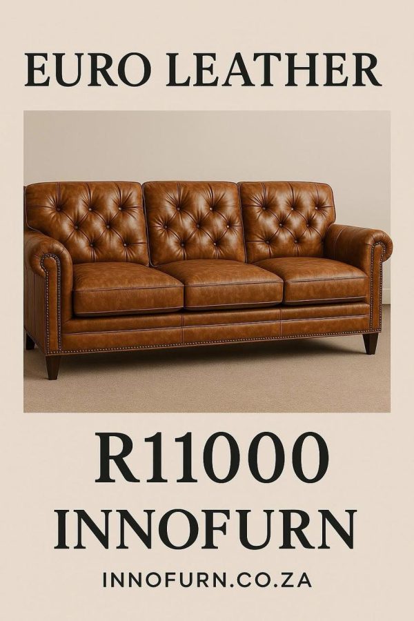 3 Seater Leather Couch