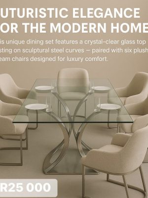 Glass Dining Table Set