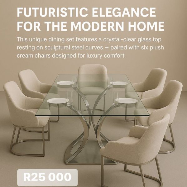 Glass Dining Table Set