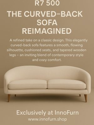 Curved-Back Sofa (3-Seater)