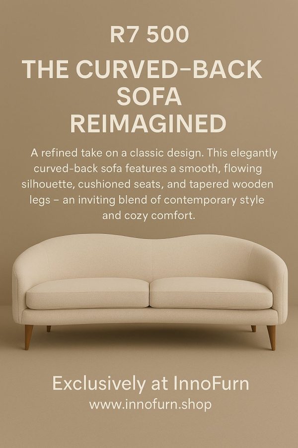 Curved-Back Sofa (3-Seater)