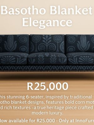 Basotho culture-inspired 6-seater