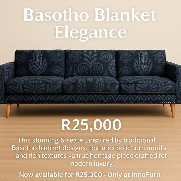 Basotho culture-inspired 6-seater
