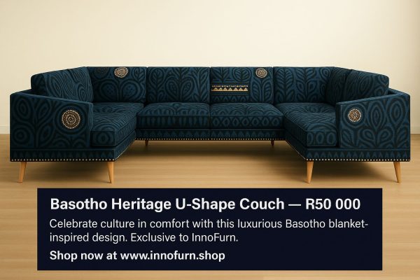 Basotho Heritage U-Shape Couch