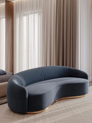 Midnight Curve Luxe Sofa