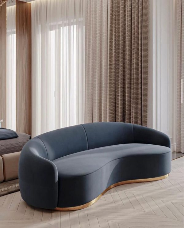 Midnight Curve Luxe Sofa