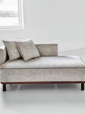 Nordic Grey Chaise Lounge